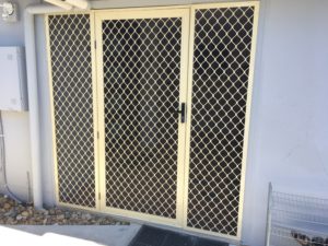 diamond grille security door