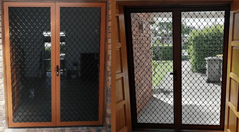 Woodgrain Security Doors